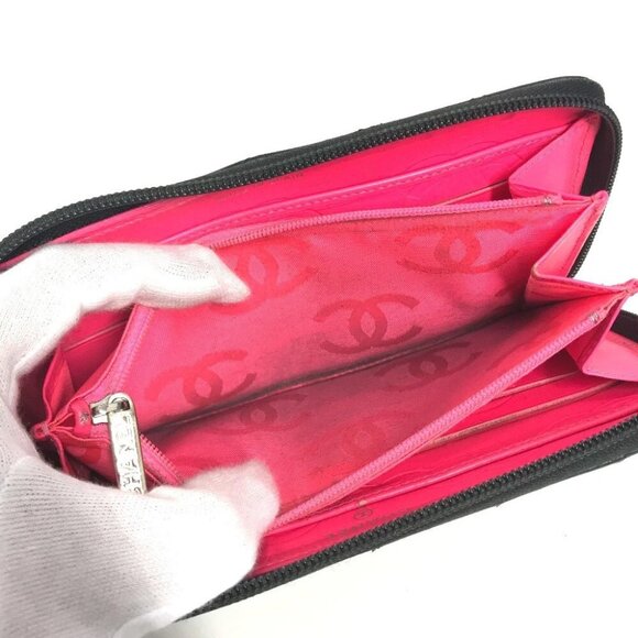 CHANEL Cambon Line CC CC Mark Long wallet Zip Around Long Wallet - Picture 13 of 14